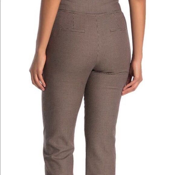 REBECCA Taylor houndstooth high waist ankle crop dress pant’s gorpcore - Picture 3 of 11